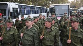 Жители России, призванные в армию во время мобилизаци