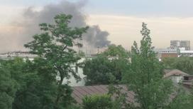 Дым над Алматы