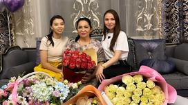 Гульзира Айдарбекова с невестками