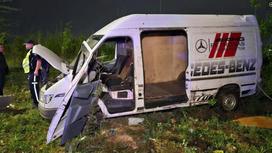 Автомобиль попал в аварию