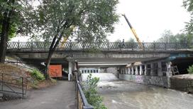 Мост через реку Есентай