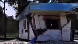 Въехали в здание ГАИ