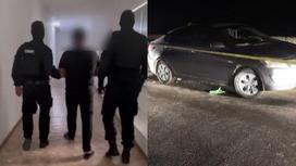Задержанный за нападение на таксиста в Кызылорде
