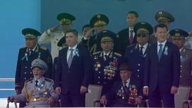 Военный парад в Астане