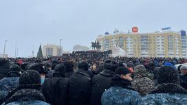 Митинг в Атырау