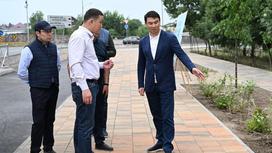 Дархан Сатыбалды во время объезда.