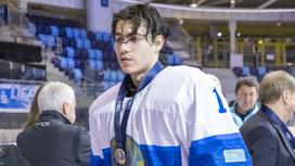 Казахстанский хоккеист Владимир Никитин