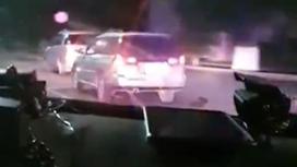 Погоня за водителем в Талдыкоргане