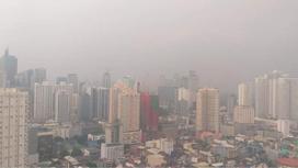 Манила после извержения вулкана Таал