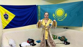 Казахстанская боксер Ангелина Лукас