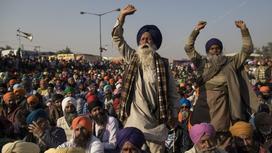 Тысячи фермеров на протестах в Индии