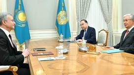 Касым-Жомарт Токаев на встрече с послом США в Казахстане