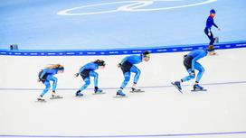 Казахстанские конькобежцы
