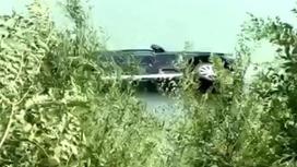 Машина в реке в Талдыкоргане