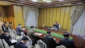 Ким Чен Ын на встрече