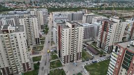 Многоквартирные дома построены в Алматы