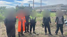 Задержанные иностранцы в Павлодаре