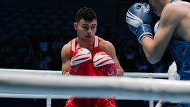 Казахстанский боксер Руслан Кузеубаев