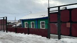 Дом, где убили семью в Петропавловске