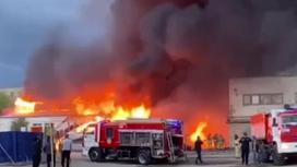 Пожар в Актобе