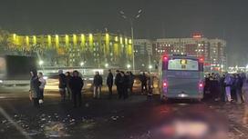 Алматыда автобус бір топ адамды қаққан жер