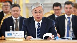 Касым-Жомарт Токаев на саммите ЕАЭС