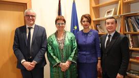 Аида Балаева провела встречу с президентом музея Гиме Янник Линтц