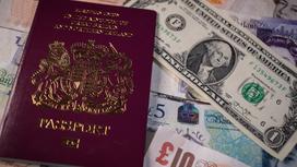 Британский паспорт на деньгах