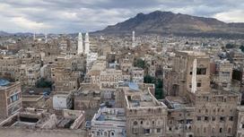 Вид на Сану, столицу Йемена