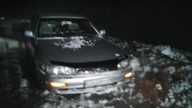 Машины застряли на трассе в Алматинской области