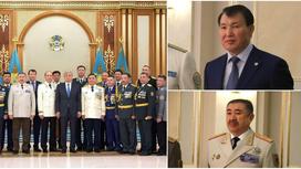 церемония вручения госнаград и воинских званий, Тургумбаев и Шпекбаев, Касым-Жомарт Токаев