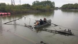 Спасатели на водоеме в Павлодарской области