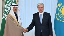 Касым-Жомарт Токаев и министр энергетики Саудовской Аравии