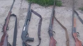 Оружие, изъятое у жителя Актюбинской области