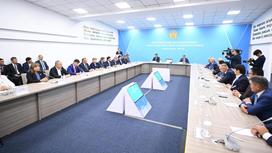 Встреча с депутатами маслихатов области Абай