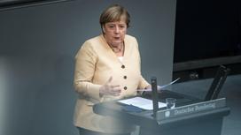 Ангела Меркель в Бундестаге