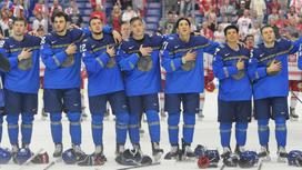 Игроки сборной Казахстана по хоккею