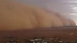 Песчаная буря в Австралии