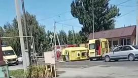 Скорая помощь попала в ДТП в Талдыкоргане