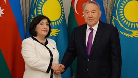 Нурсултан Назарбаев и Сагиба Гафарова