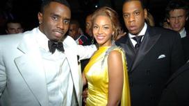 Шон Комбс (P. Diddy), Бейонсе и Jay-Z на CFDA Fashion Awards 2004