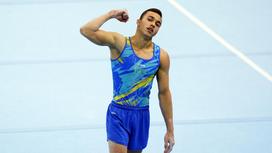 Казахстанский гимнаст Милад Карими
