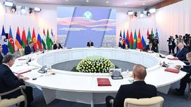 Заседание совета глав государств СНГ
