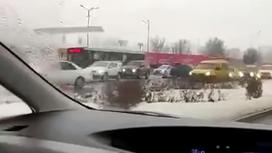 Место происшествия в Алматы