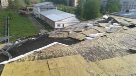 Вид с крыши колледжа в ВКО