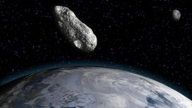 Метеорит движется в сторону Земли