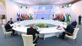 Заседание Совета глав государств-участников СНГ в Астане