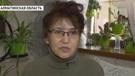 Джумакыз Шемекуловна дает интервью