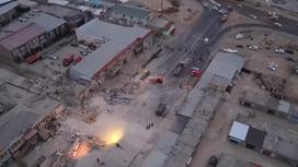 Взрыв в Актау