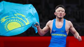 Казахстанский борец Ержет Жарылкасын